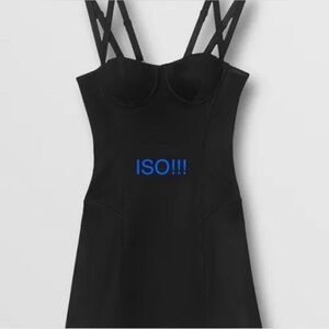 ISO! Burberry Stretch Jersey Corset Dress